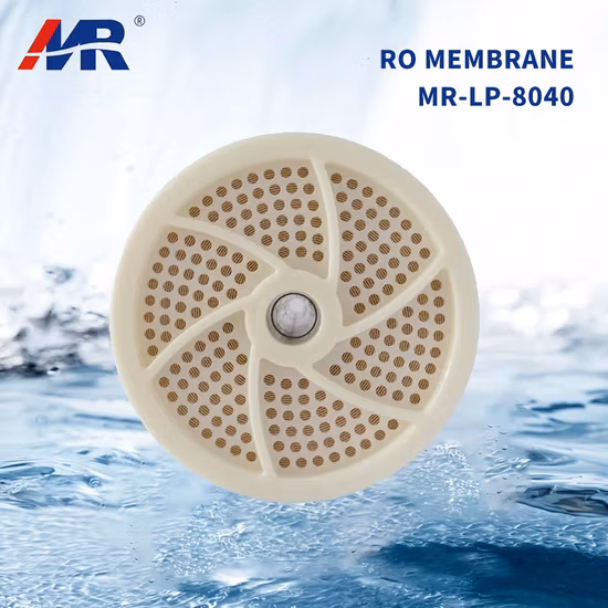 8 Zoll 8040 RO Umkehrosmosemembranen mit hoher Rückweisung für Filtersystemmembranen für industrielle Wasseraufbereitungsgeräte