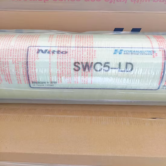 8 Zoll 8040 RO Umkehrosmosemembranen mit hoher Rückweisung für Filtersystemmembranen für industrielle Wasseraufbereitungsgeräte